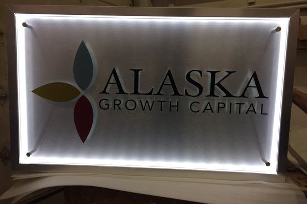 Alaska Growth Capital Reception Sign